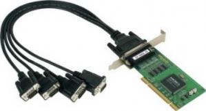 C104H/PCI-DB9M: 4-портовая плата RS-232 для шины PCI с разъемами 