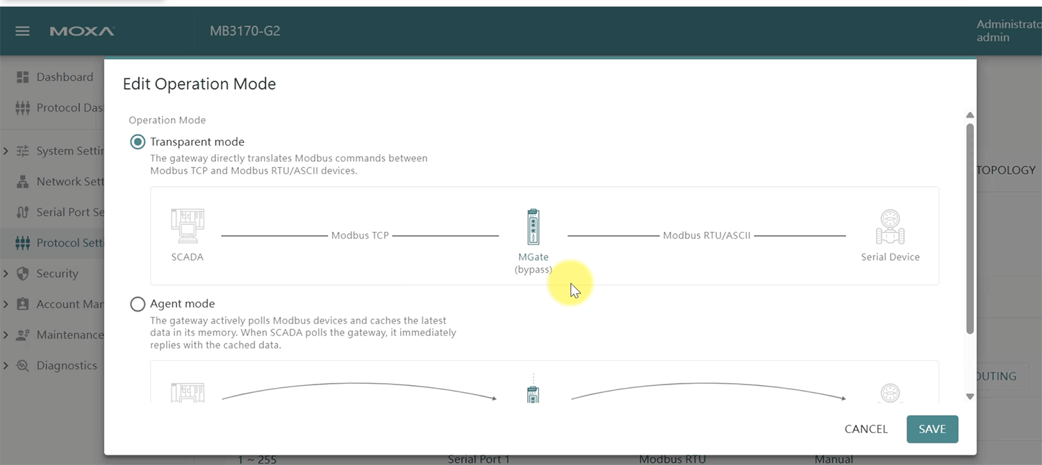 промышленные Modbus шлюзы серии MGate MB3000-G2